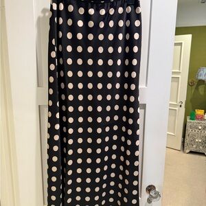 A New Day Black and White Maxi Skirt A-Line Cocktail